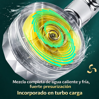 Cabezal de ducha presurizado 360